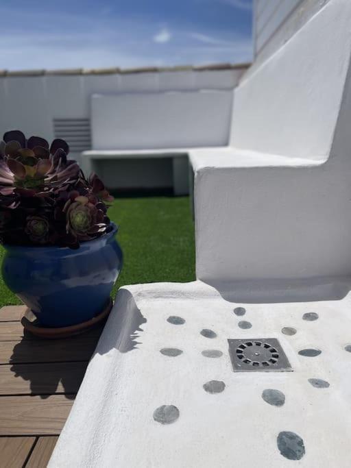 Villa Casa Lola Conil, Azotea Al Mar Y Parking Solo Familias O Parejas Conil De La Frontera Esterno foto
